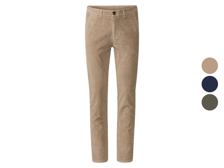  Zobrazit na celou obrazovku LIVERGY® Pánské manšestrové kalhoty "Slim Fit" - Obrázek 1
