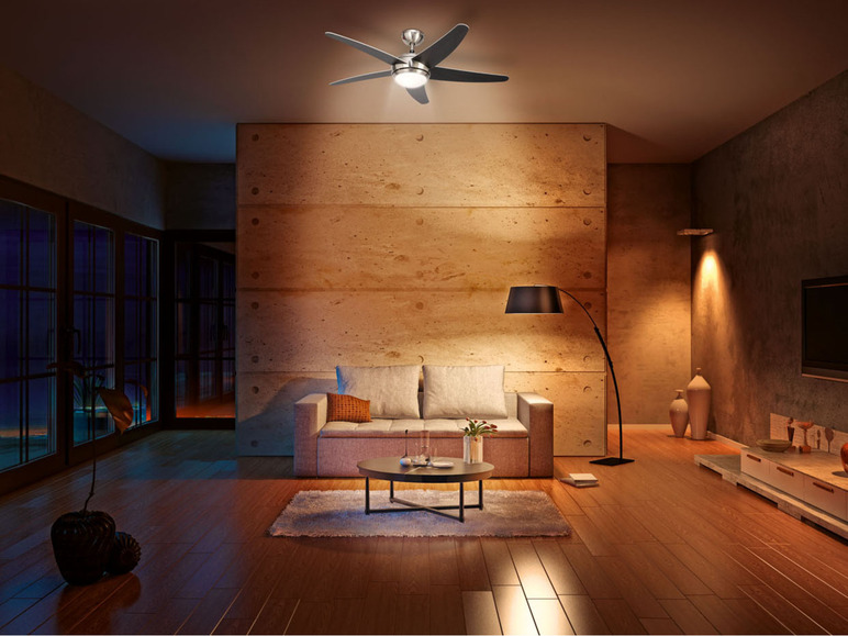  Zobrazit na celou obrazovku LIVARNO home Stropní ventilátor s LED svítidlem - Obrázek 4
