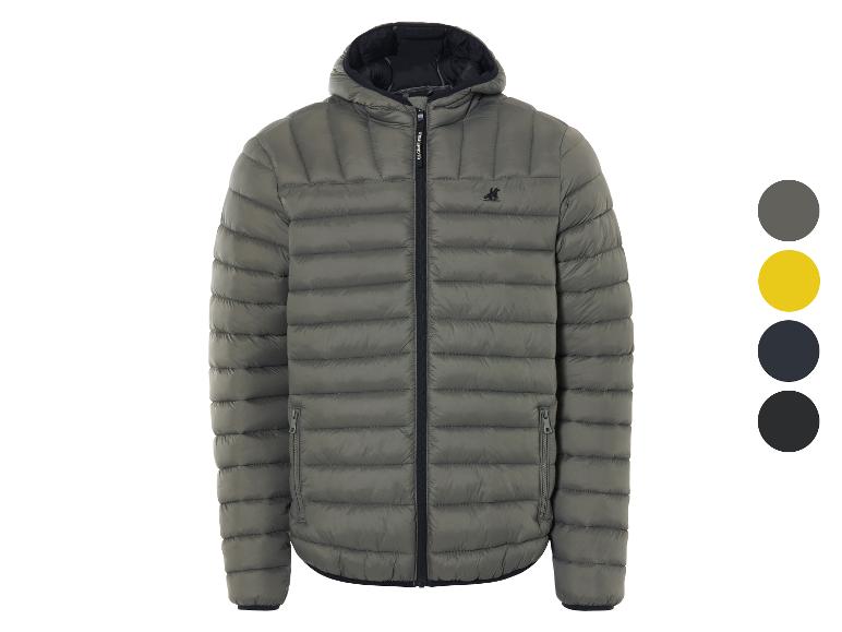 Zelená prošívaná bunda s kapucí od US Polo Assn.