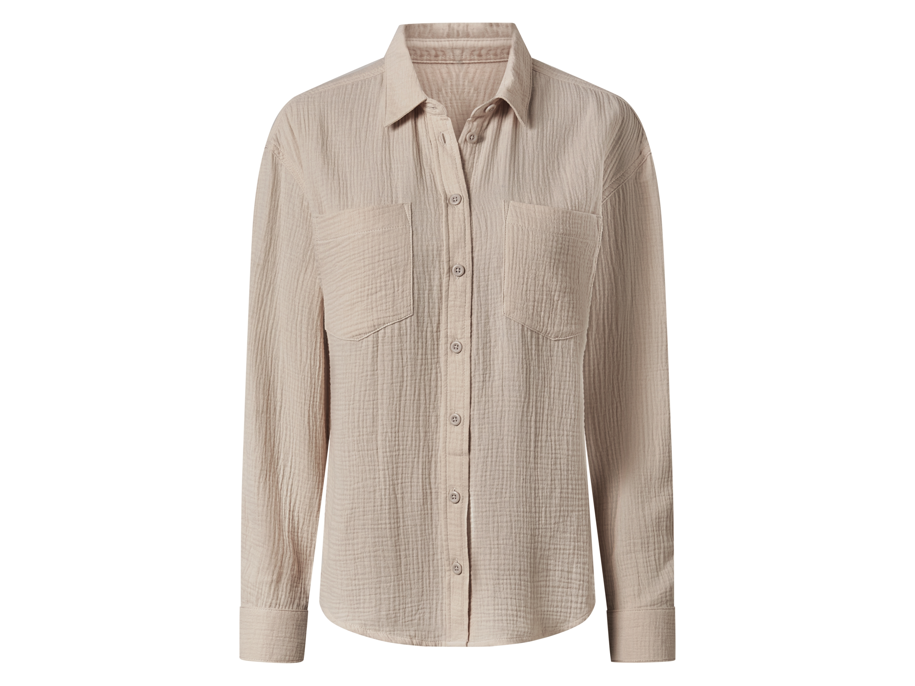 esmara® Dámská mušelínová blůza (krémová, M(40/42))