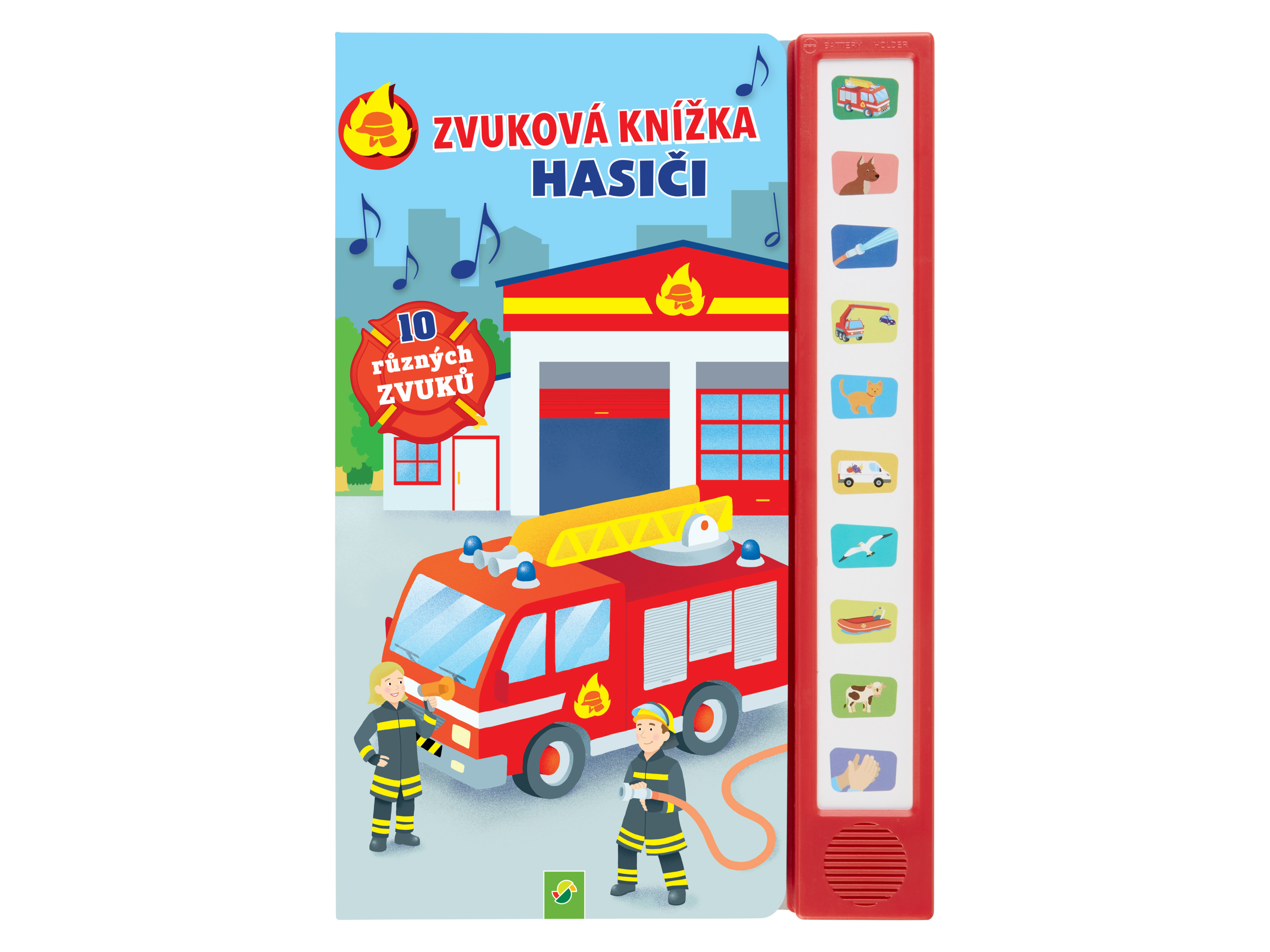 Dětská zvuková knížka (hasiči)