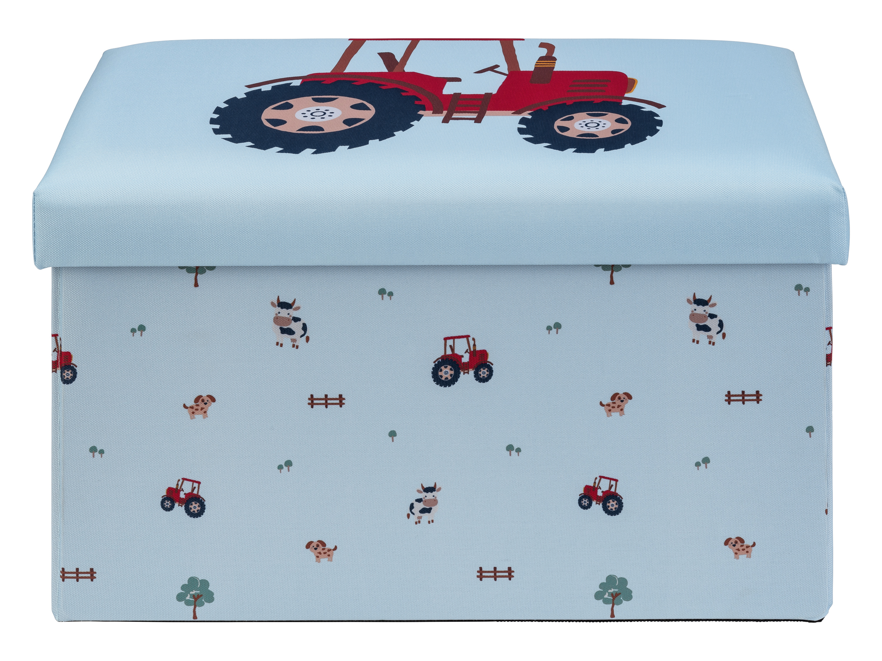 Livarno® Lavice s úložným prostorem, 50 x 30 x 30 cm (modrá)