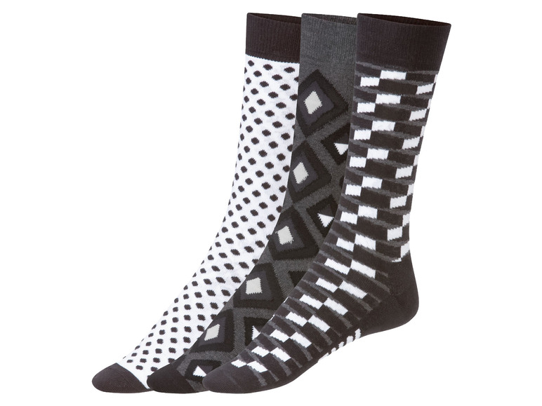  Zobrazit na celou obrazovku Fun Socks Ponožky s veselým vzorem, 3 páry - Obrázek 6
