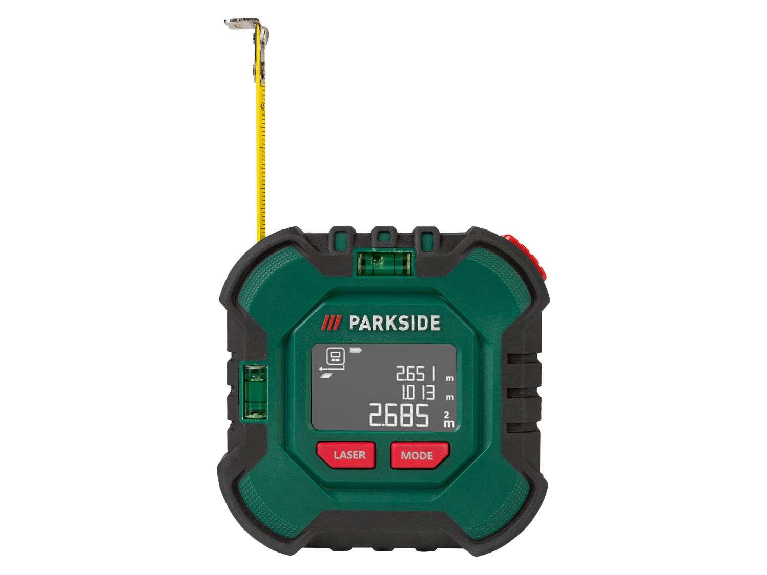 PARKSIDE® Laserový měřič vzdálenosti s měřicím pásmem PLMB 4 B1