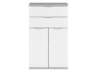 LIVARNO home Komoda, bílá/beton