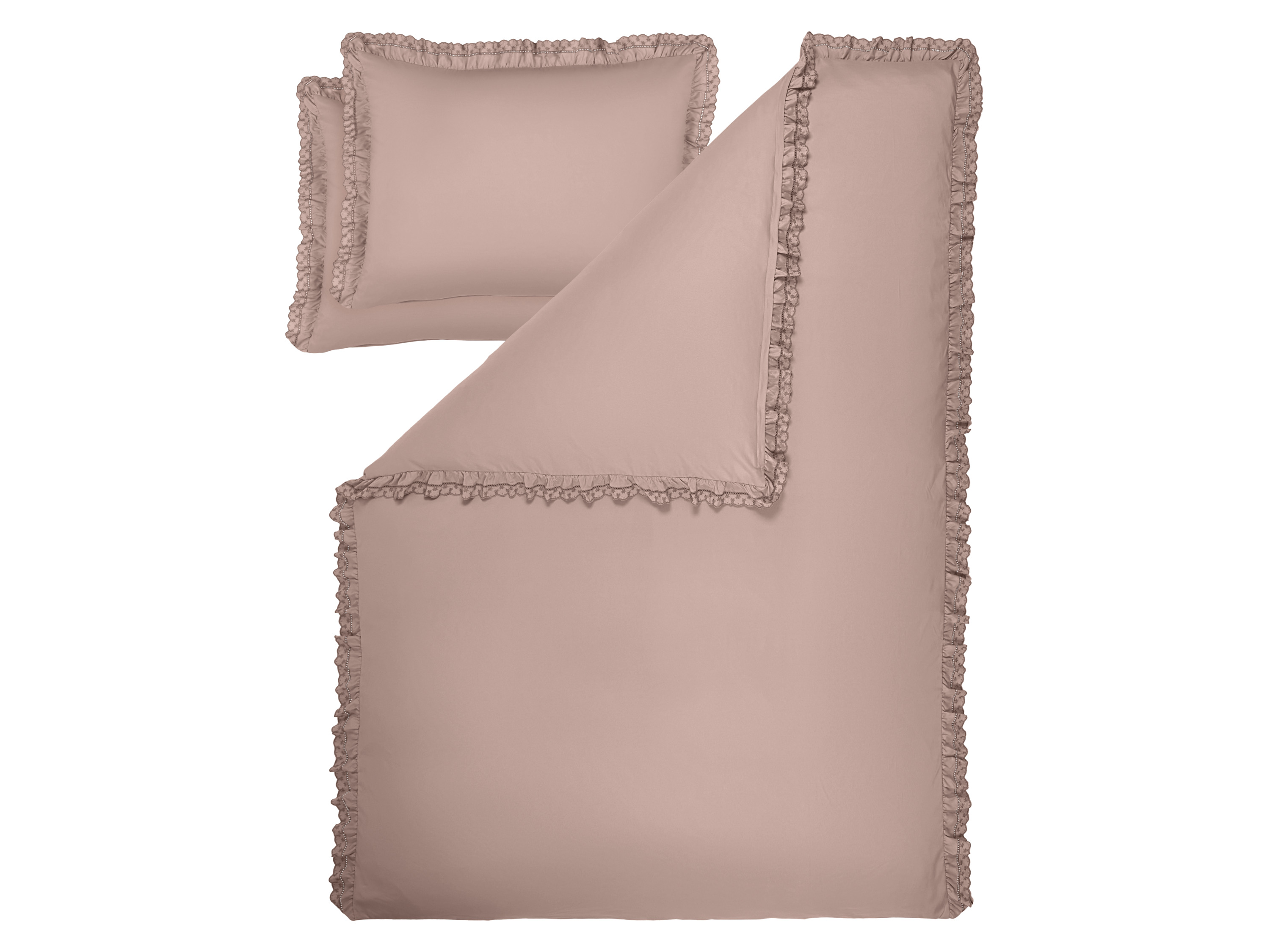 LivarnoÂ® LoĹľnĂ­ povleÄŤenĂ­ z mikrovlĂˇknitĂ©ho satĂ©nu, 220 x 240 cm, 70 x 90 cm (svÄ›tle rĹŻĹľovĂˇ)