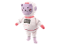 Plyšová hračka kočka-astronaut.