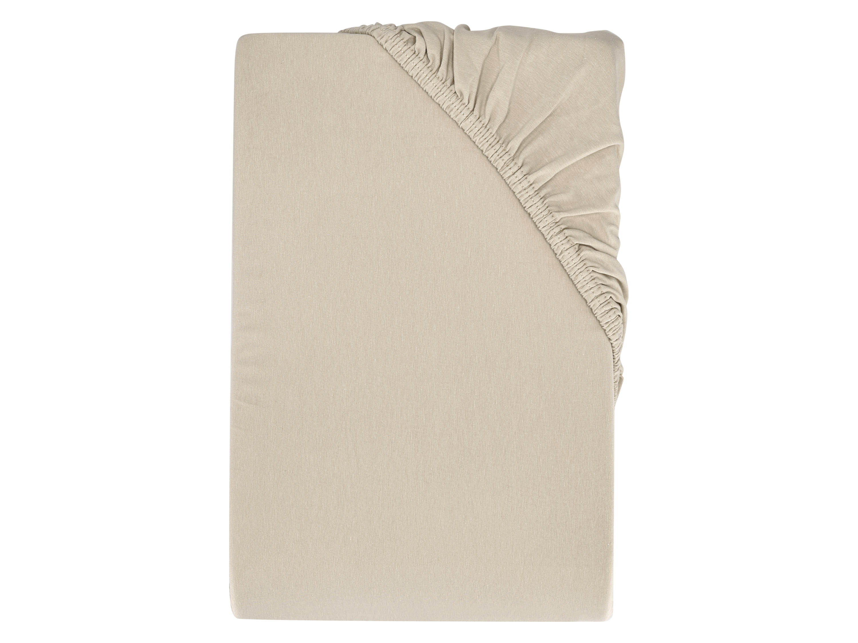 Livarno home Žerzejové napínací prostěradlo, 180-200 x 200 cm (béžová)