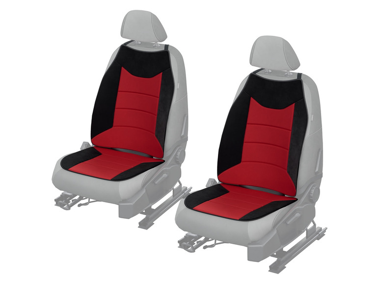  Zobrazit na celou obrazovku ULTIMATE SPEED® Sada podložek na autosedadlo, 2dílná, červená - Obrázek 1