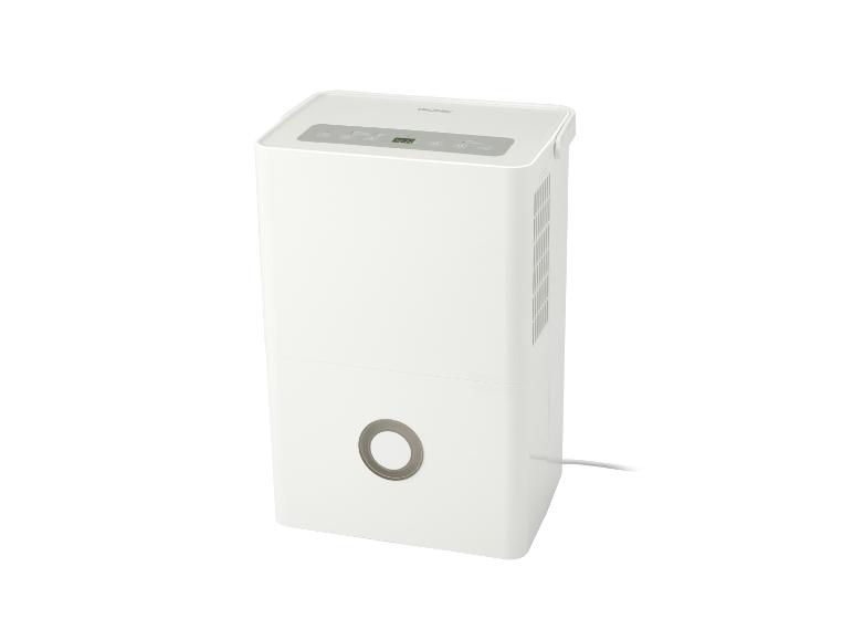 Bílý odvlhčovač TRONIC s digitálním displejem a ovládacím panelem