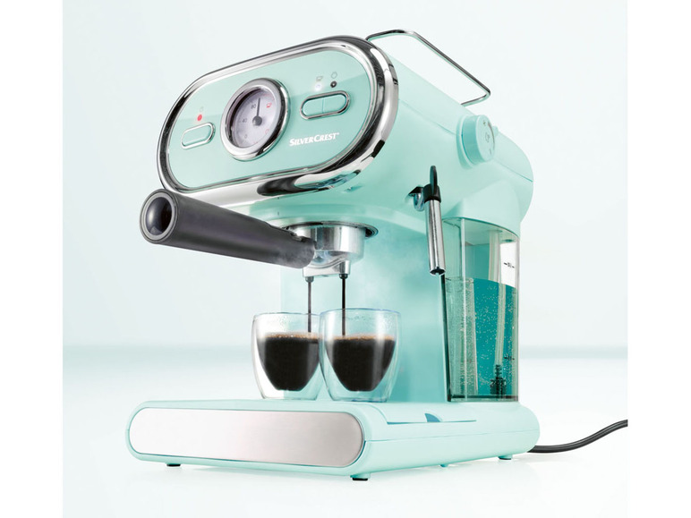  Zobrazit na celou obrazovku SILVERCREST® KITCHEN TOOLS Espresso kávovar SEM 1100 D3, modrý - Obrázek 6
