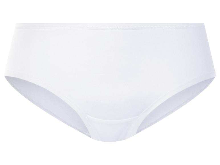 Bílé dámské kalhotky