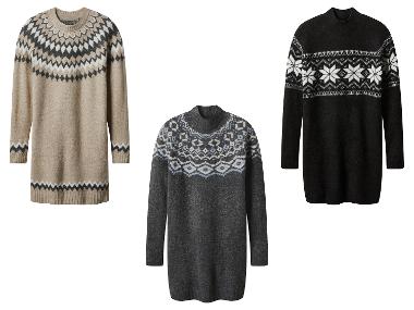 Dámské pletené šaty s podílem vlny