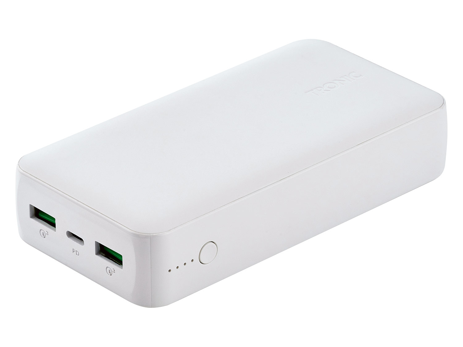 Tronic® Powerbanka 20 000 mAh, Usb-C PD, Usb-A Quick Charge™ 3.0 (bílá)