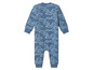 Modrý overal pro miminko s potiskem mraků.