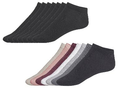 esmara® Dámské nízké ponožky s BIO bavlnou, 7 párů