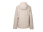 Béžová bunda s kapucí, zadní pohled