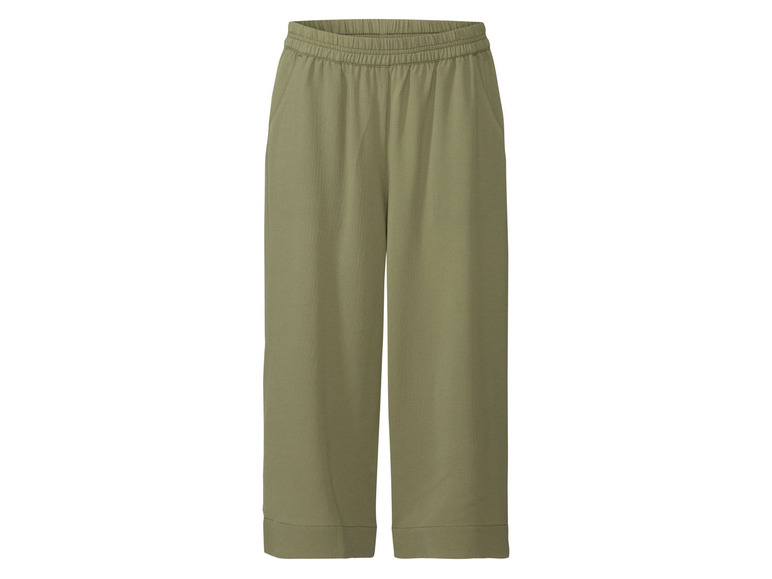 esmara Dámské culotte kalhoty (46, zelená)
