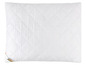 Bílý polštář s prošívaným vzorem od značky Polygiene.