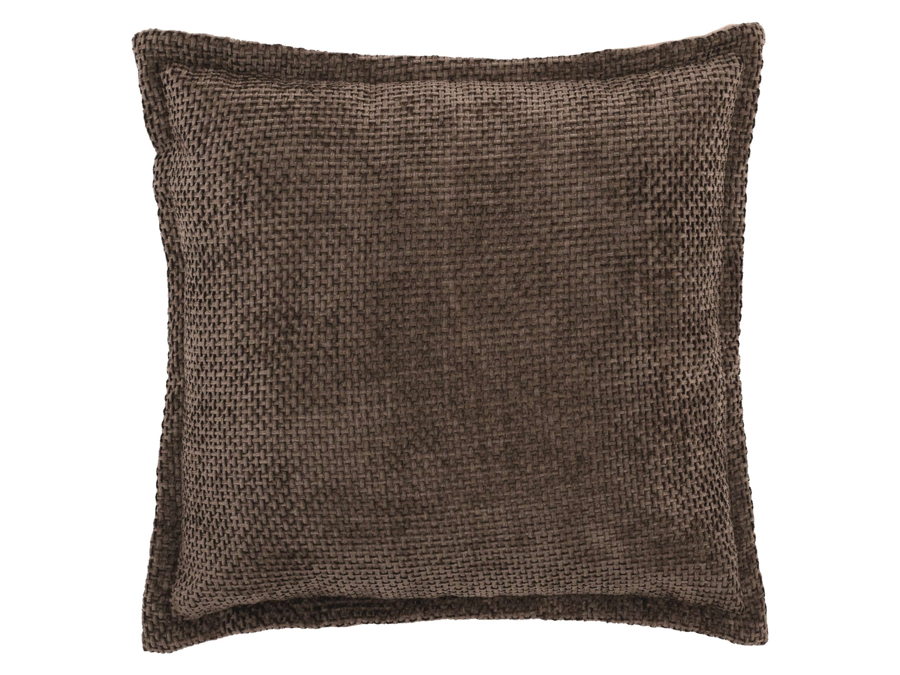 Livarno® Dekorativní polštář, 45 x 45 cm (strukturovaná/hnědá)