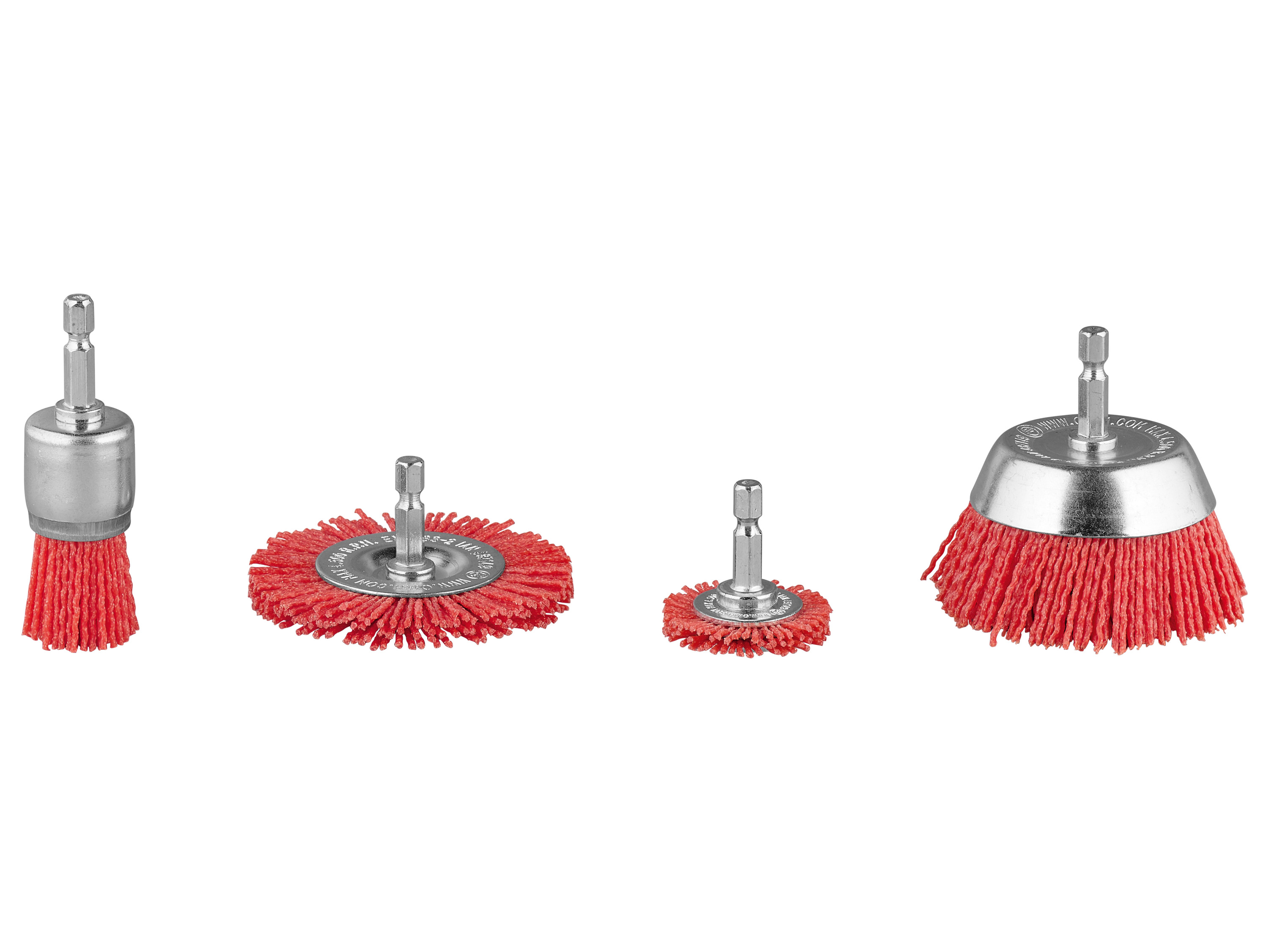 Parkside® Příslušenství k vrtačce (Nylonové kartáčky PNB 4 A1)