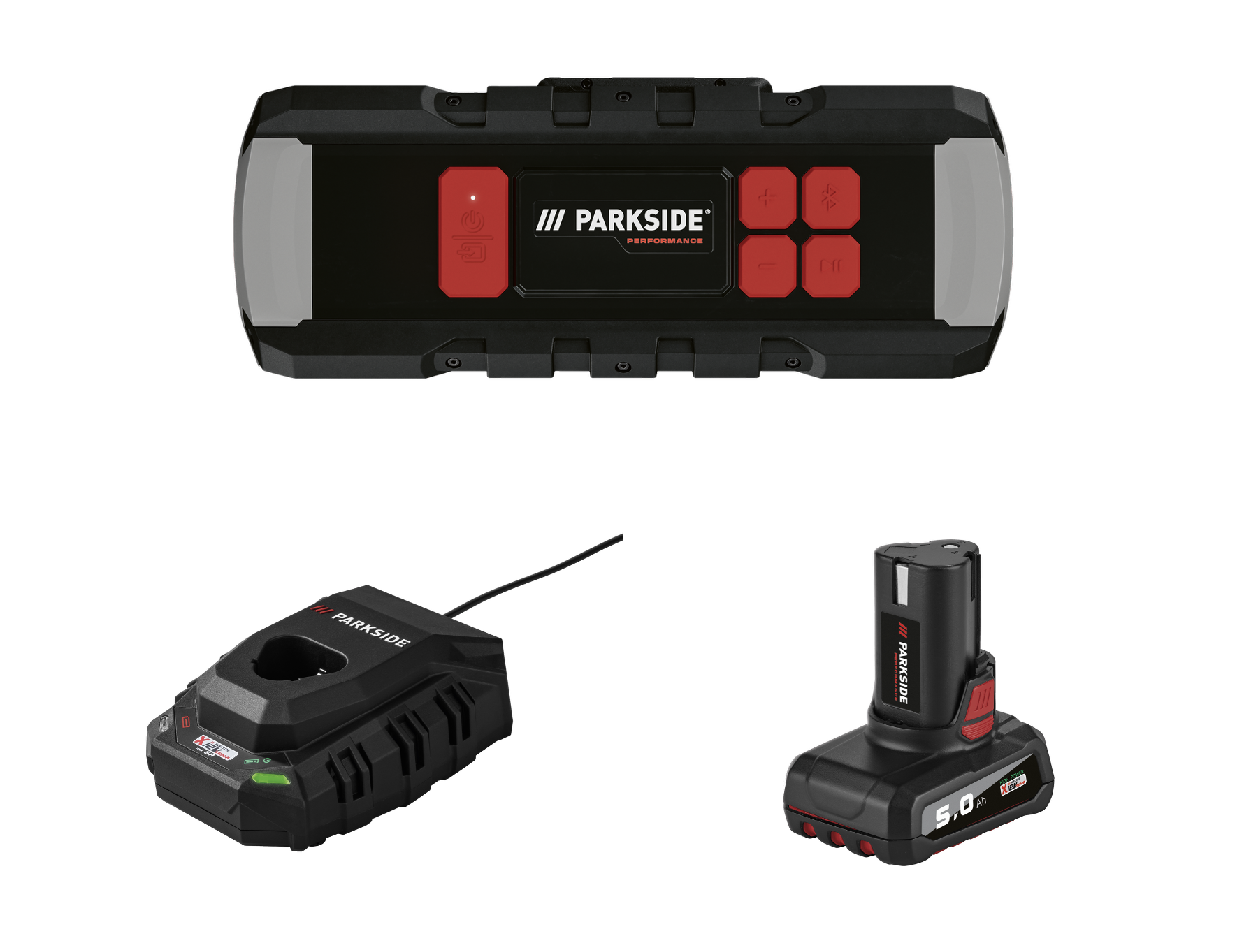 Parkside Performance® Aku reproduktor s Bluetooth® PBL 40 A1, 5 Ah