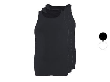 esmara Men Pánský vroubkovaný nátělník XXL, 3 kusy