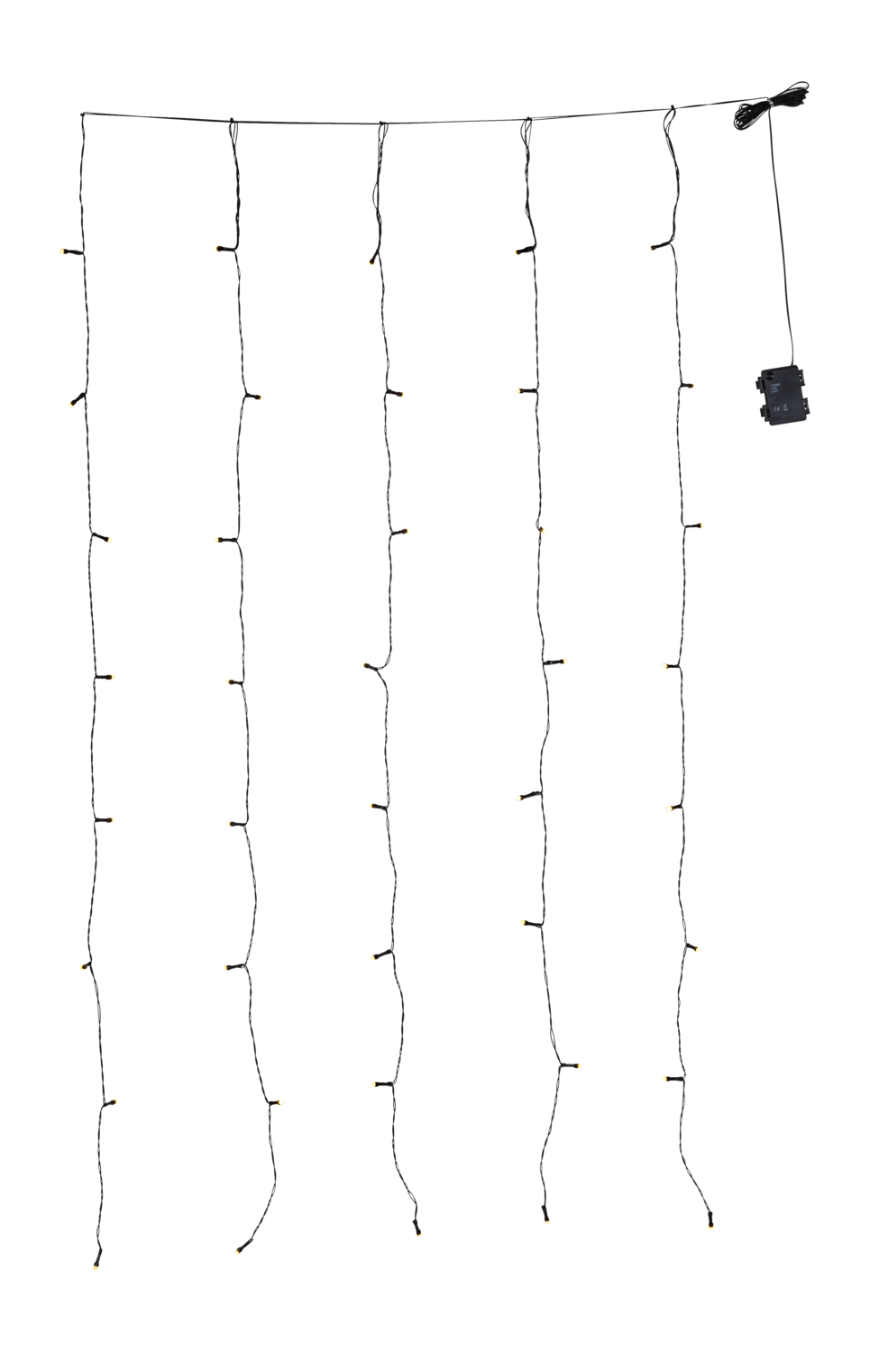 Livarno home Světelný LED závěs, 40 LED (teplá bílá)