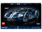 Krabička LEGO Technic Ford GT, se sestaveným modrým autem.