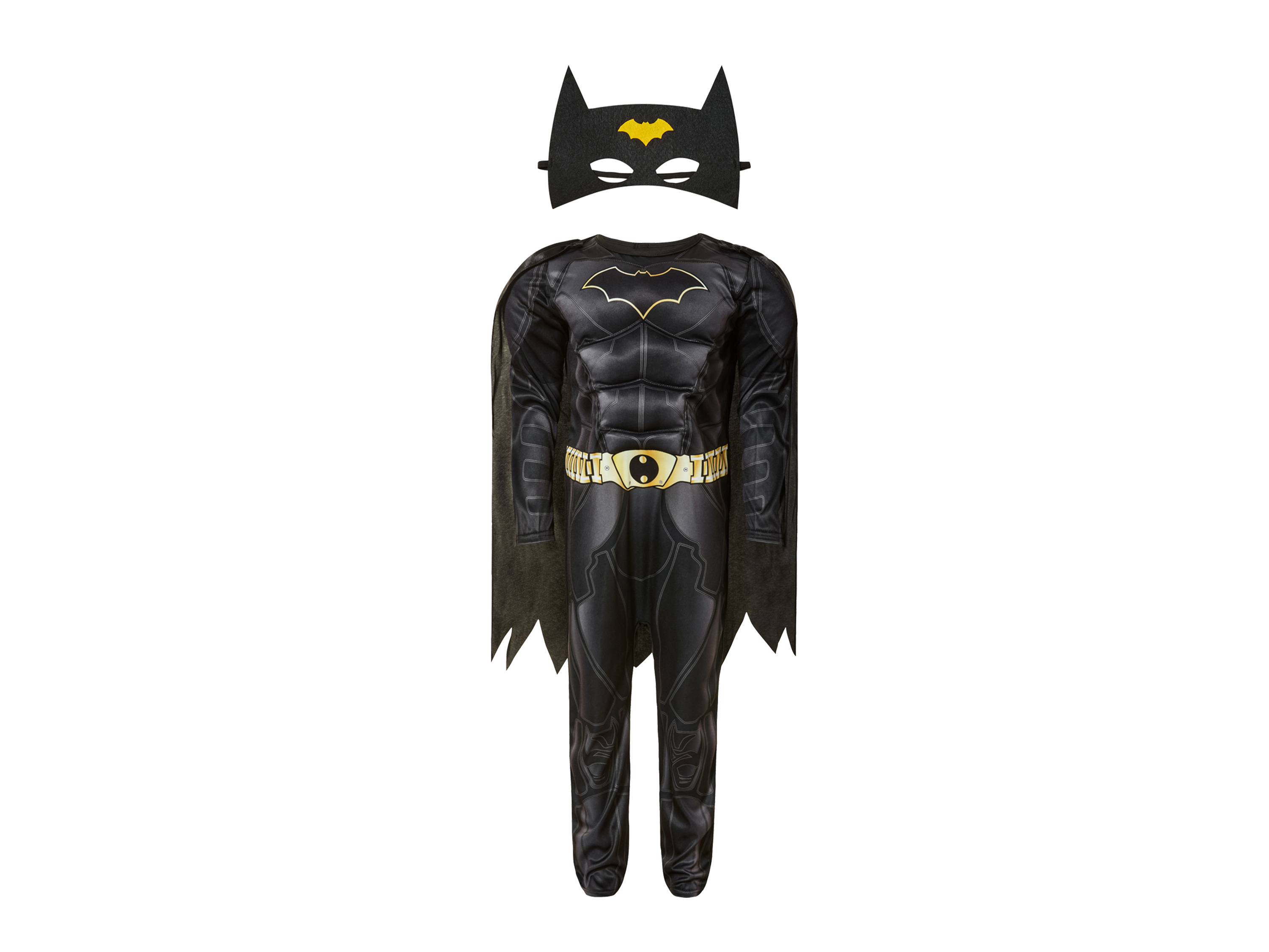 Chlapecký kostým "Batman" / "Superman" / "Flash" (Batman, 122/128 (6-8 Jahre))