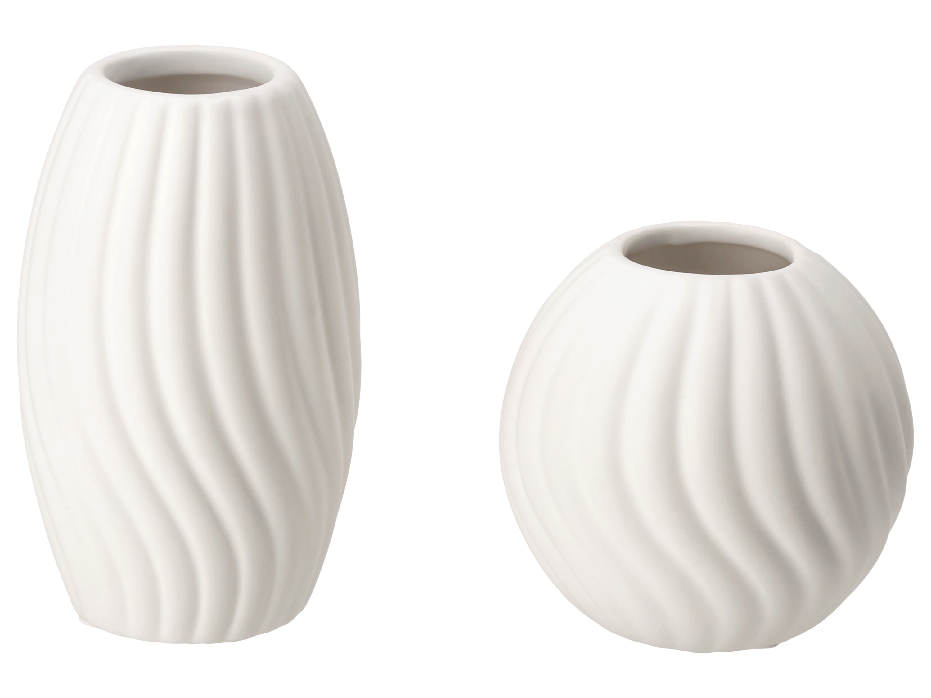 Livarno® Sada váz, 2dílná (bílá)