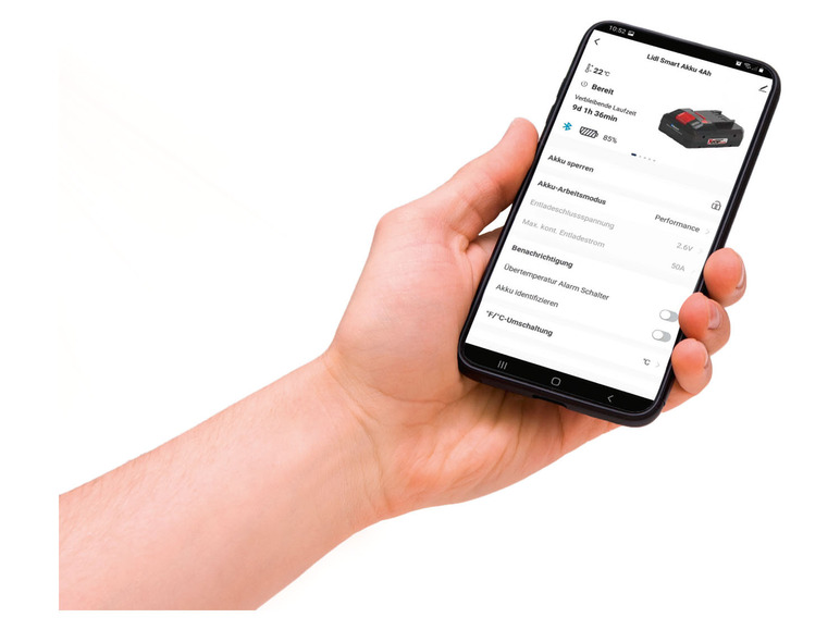  Zobrazit na celou obrazovku PARKSIDE PERFORMANCE® Smart akumulátor 4 Ah PAPS 204 A1 - Obrázek 4