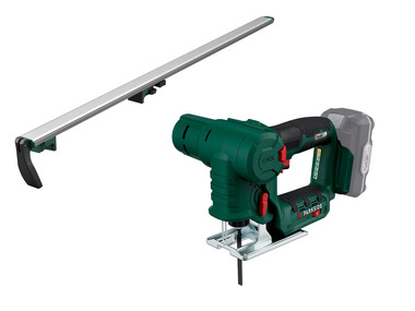 PARKSIDE® Sada aku přímočaré pily a pily ocasky PSSSA 20-Li B2 a upínací a vodicí lišty PSS 1 C2, 2dílná