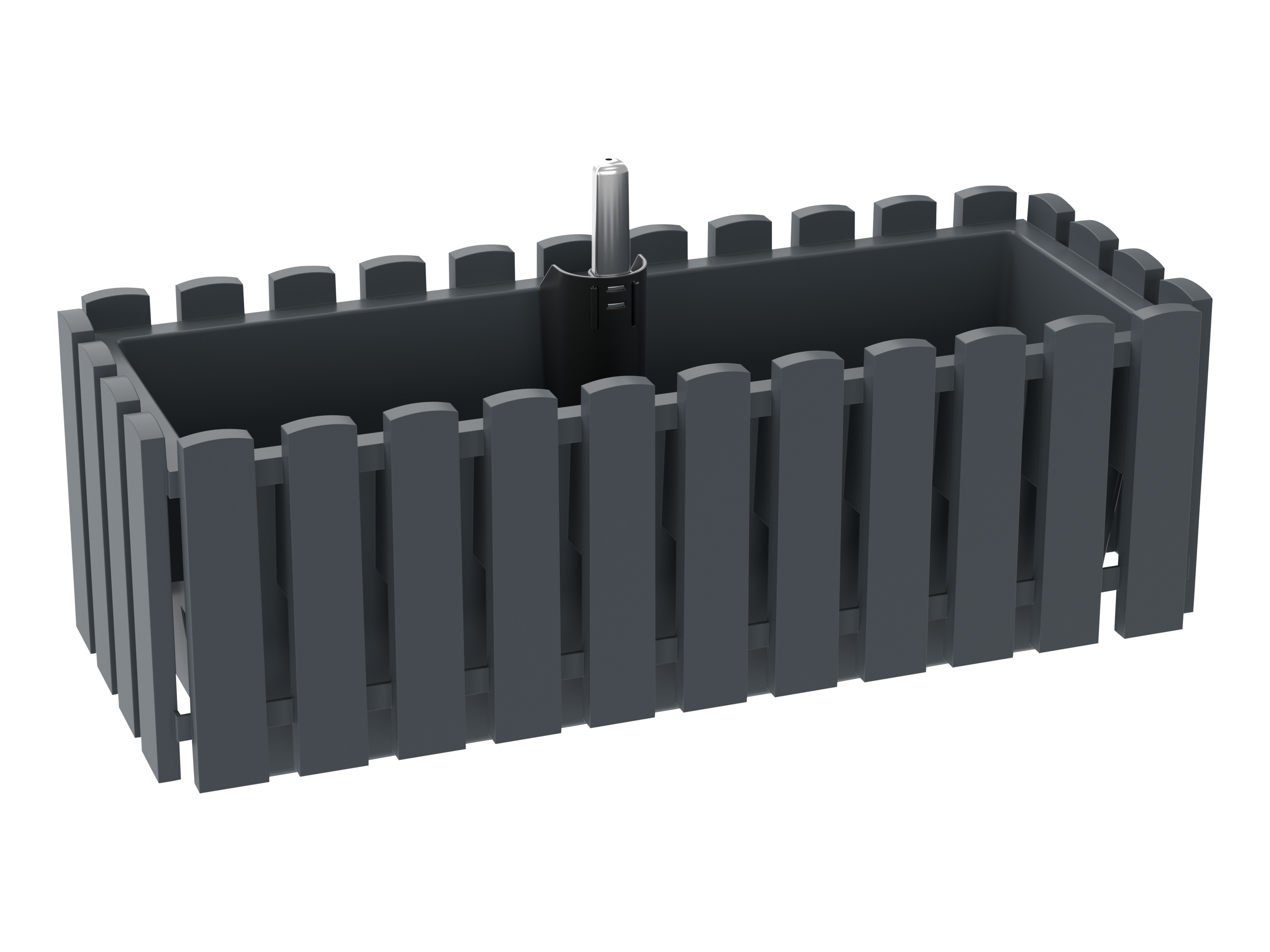 Parkside® Samozavlažovací truhlík Kensington, 50 cm (antracitová)