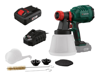 PARKSIDE® Aku stříkací malířská pistole PFSA 20-Li B2, Smart 4 Ah