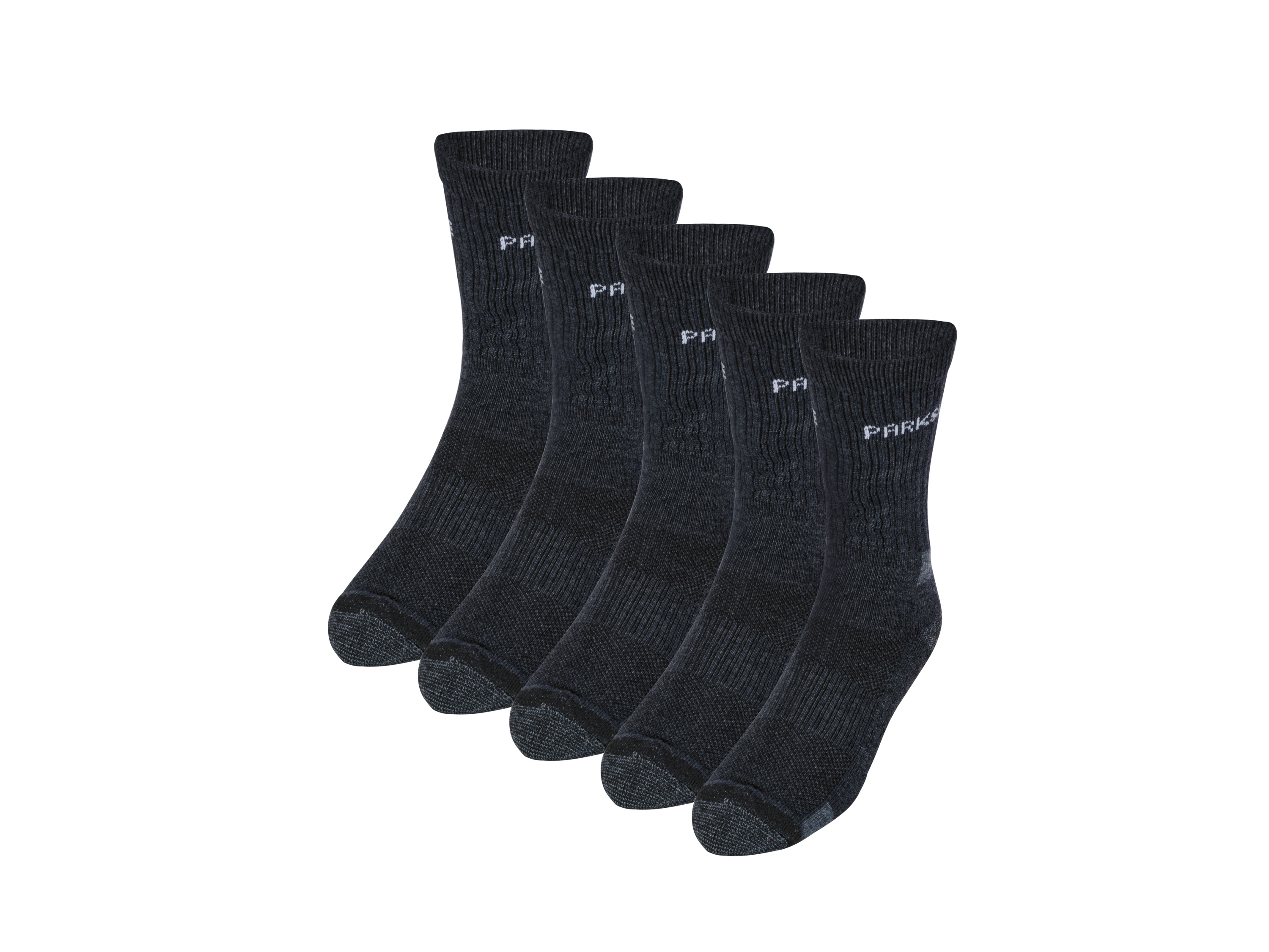 Parkside® Pánské pracovní ponožky, 5 párů (šedá, 39-42)