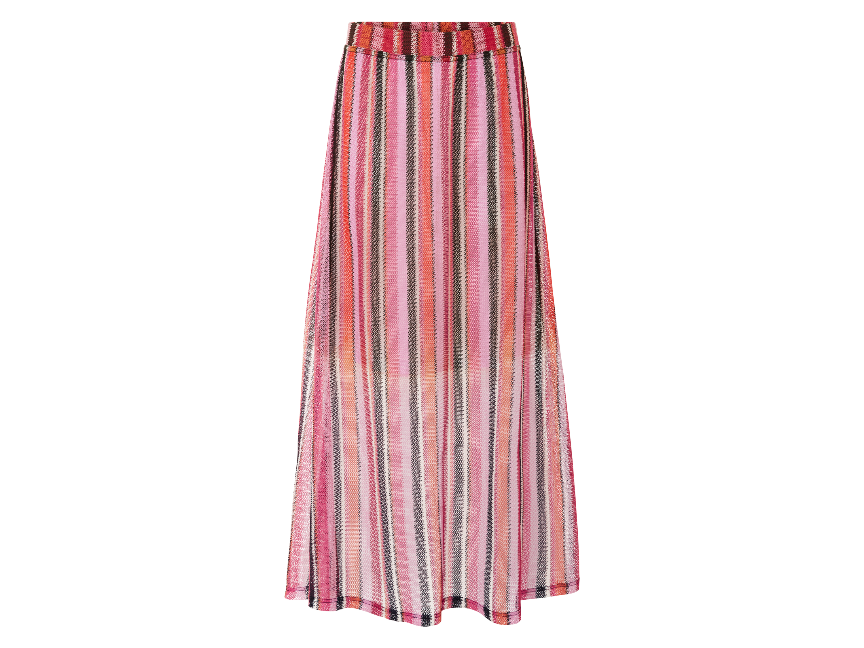 esmara® Dámská maxi sukně (červená/růžová/oranžová, M(40/42))