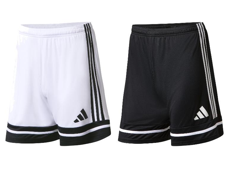 Sportovní šortky Adidas: bílé a černé.