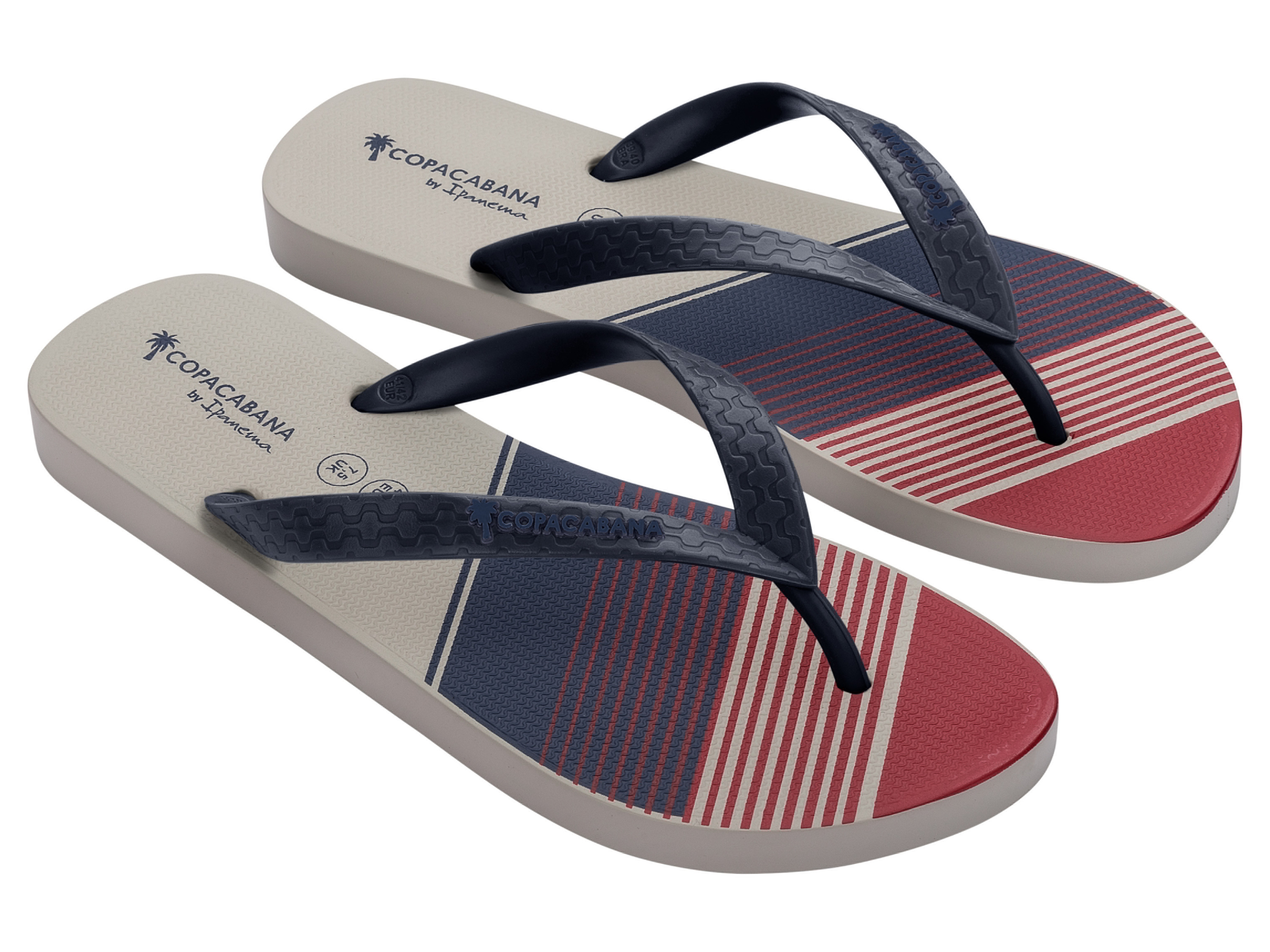 Copacabana by Ipanema Dámské / Pánské žabky (červená/modrá/bílá, 44)