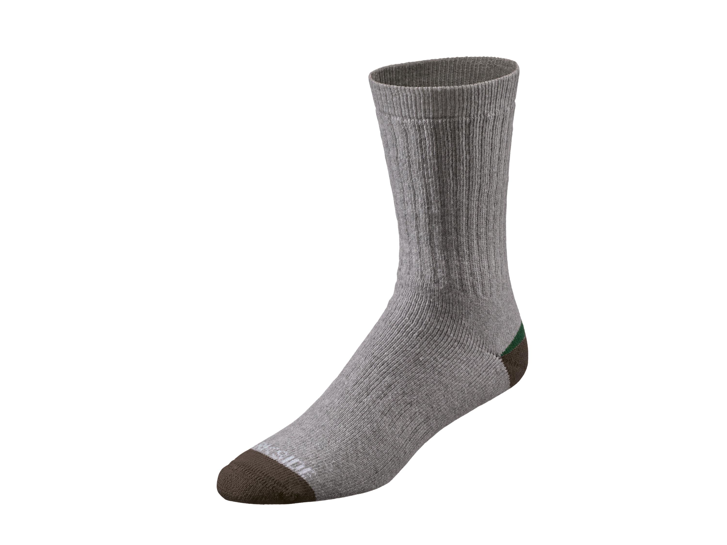 Parkside® Pánské pracovní termo ponožky, 4 páry (šedá/zelená, 43/46)
