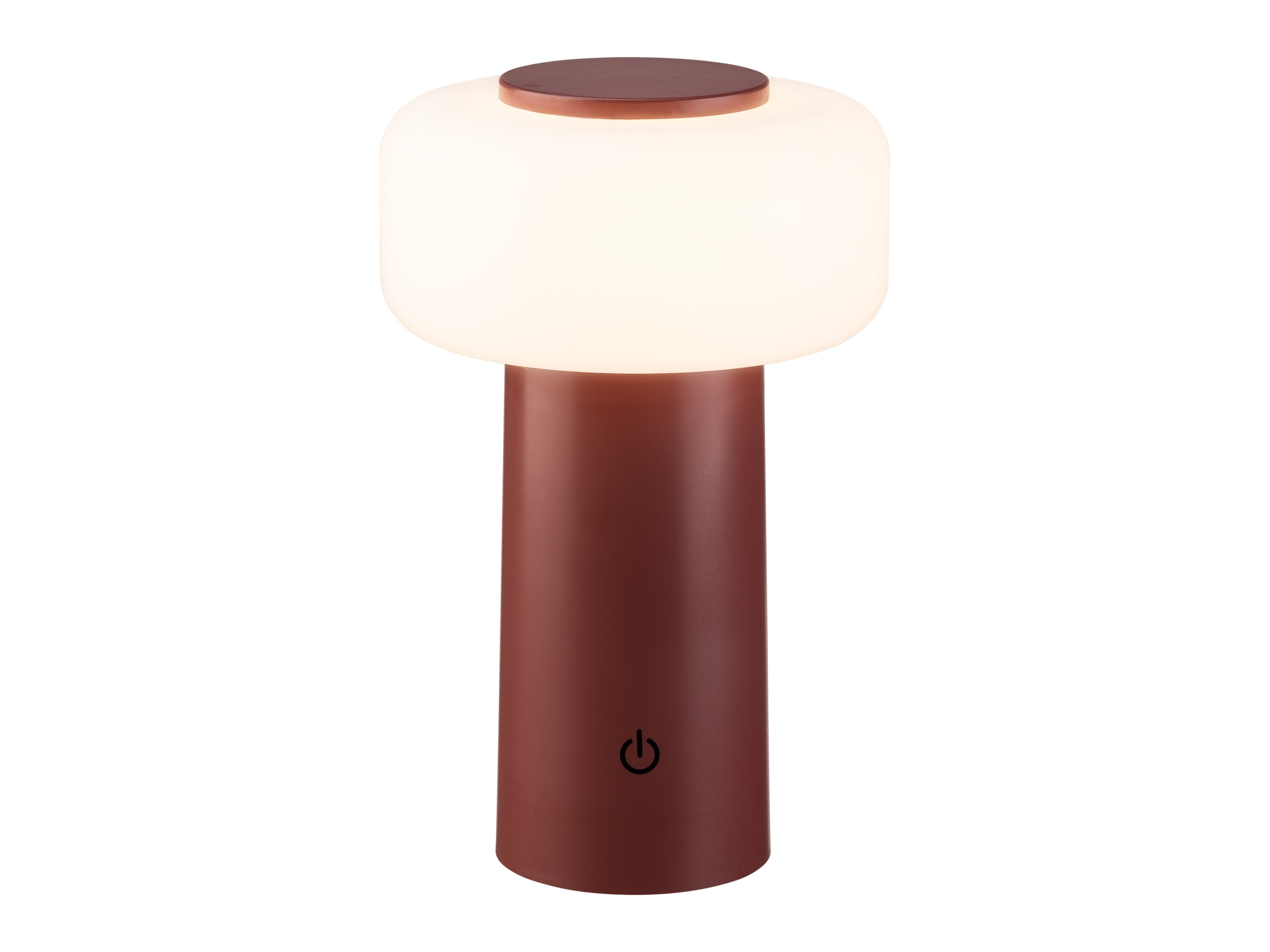 Livarno home Aku stolní LED lampa (červená)