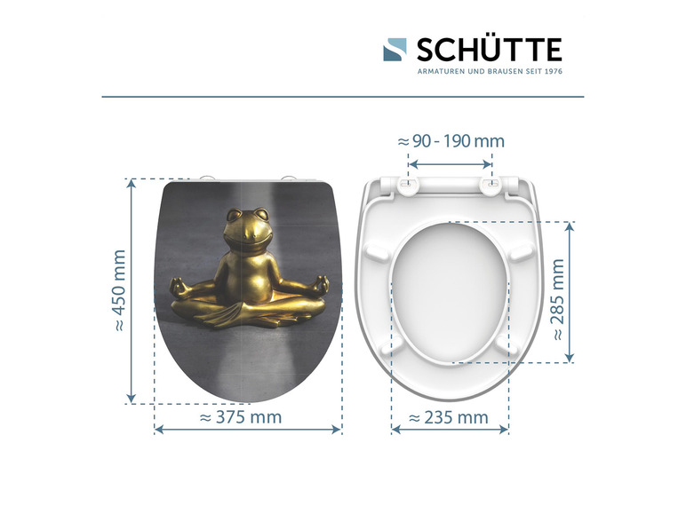  Zobrazit na celou obrazovku Schütte Záchodové prkénko se zpomalovacím mechanismem - Obrázek 34