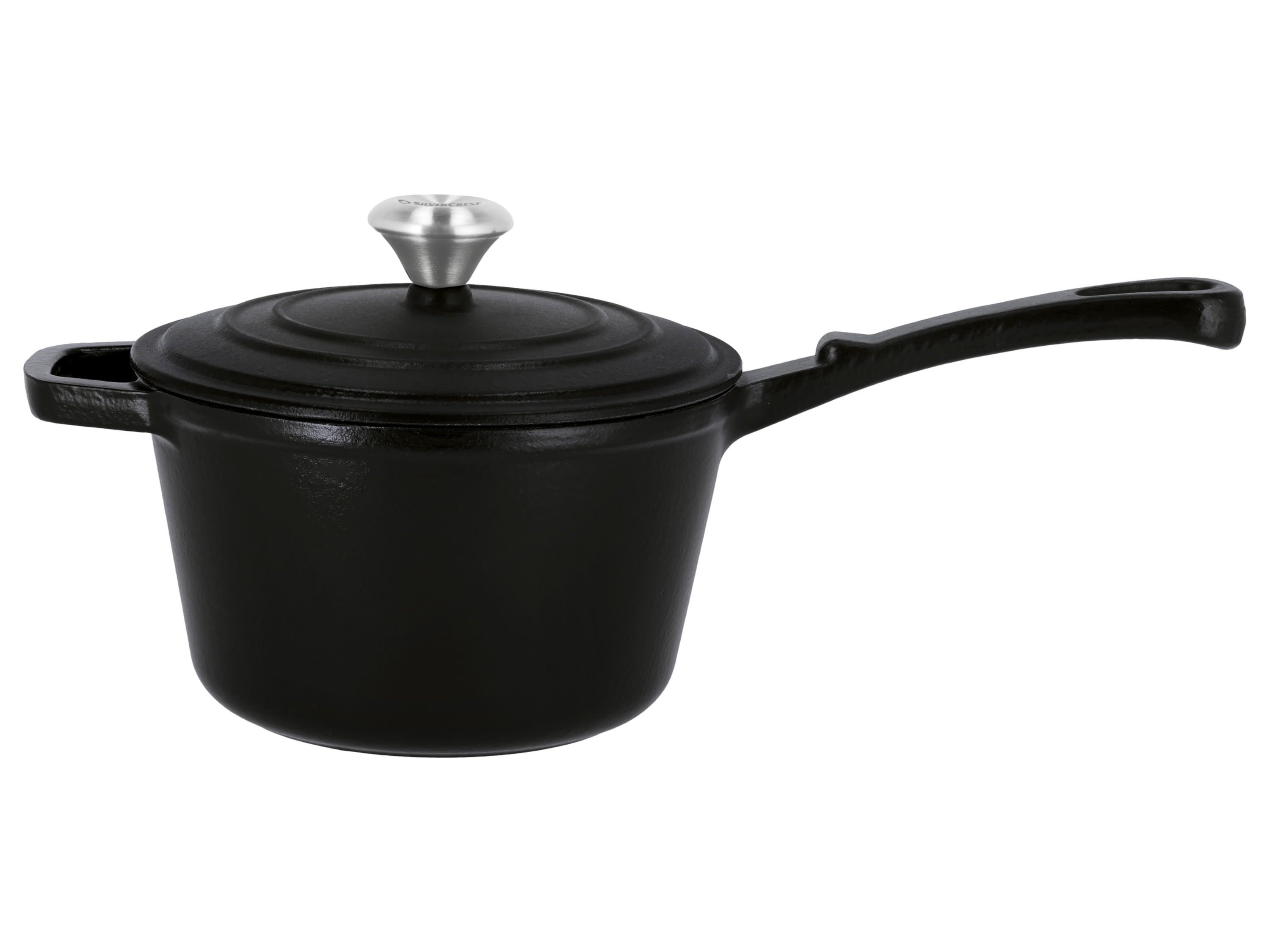 Silvercrest® Litinový rendlík Premium, Ø 18 cm / 2,2 l (černá)