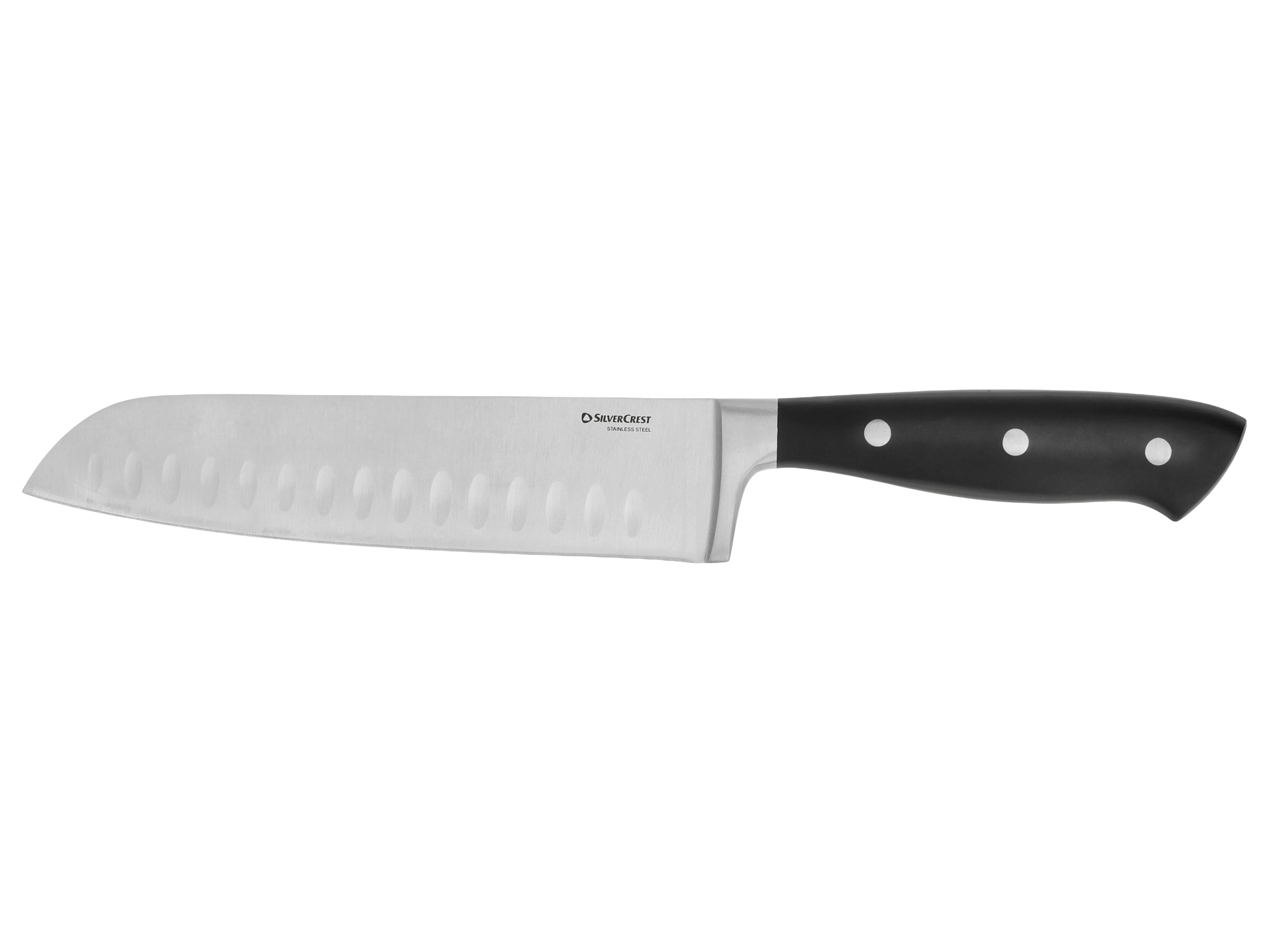 Silvercrest® Kuchyňský nůž / Ocílka s ergonomickou rukojetí (nůž Santoku)
