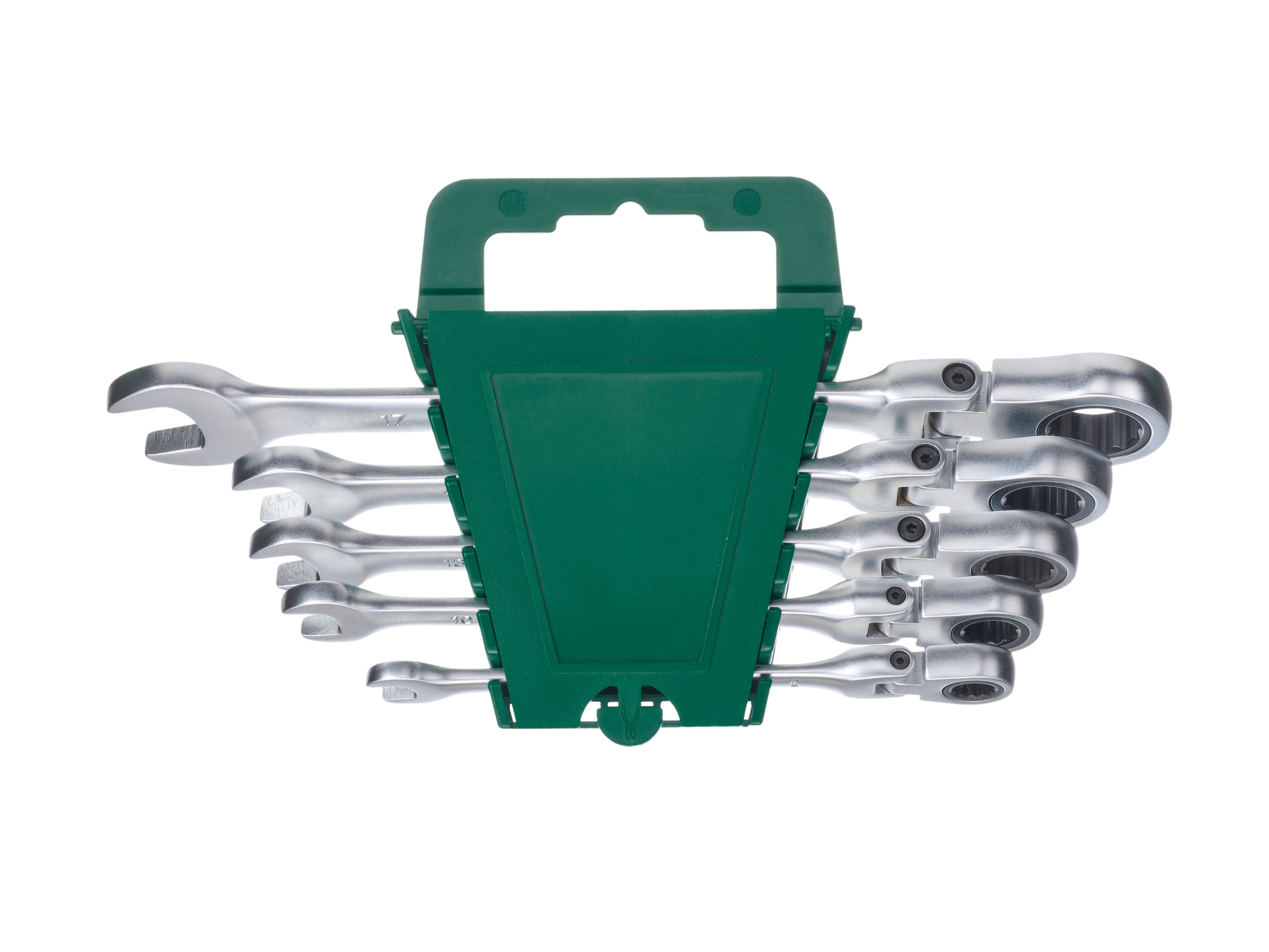 Parkside® Sada otevřených a očkových klíčů s ráčnou, 5/6dílná (Sada klíčů s kloubovou ráčnou, 5dílná)