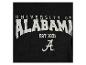 Tmavě šedá melírovaná trička University of Alabama s bílým logem.