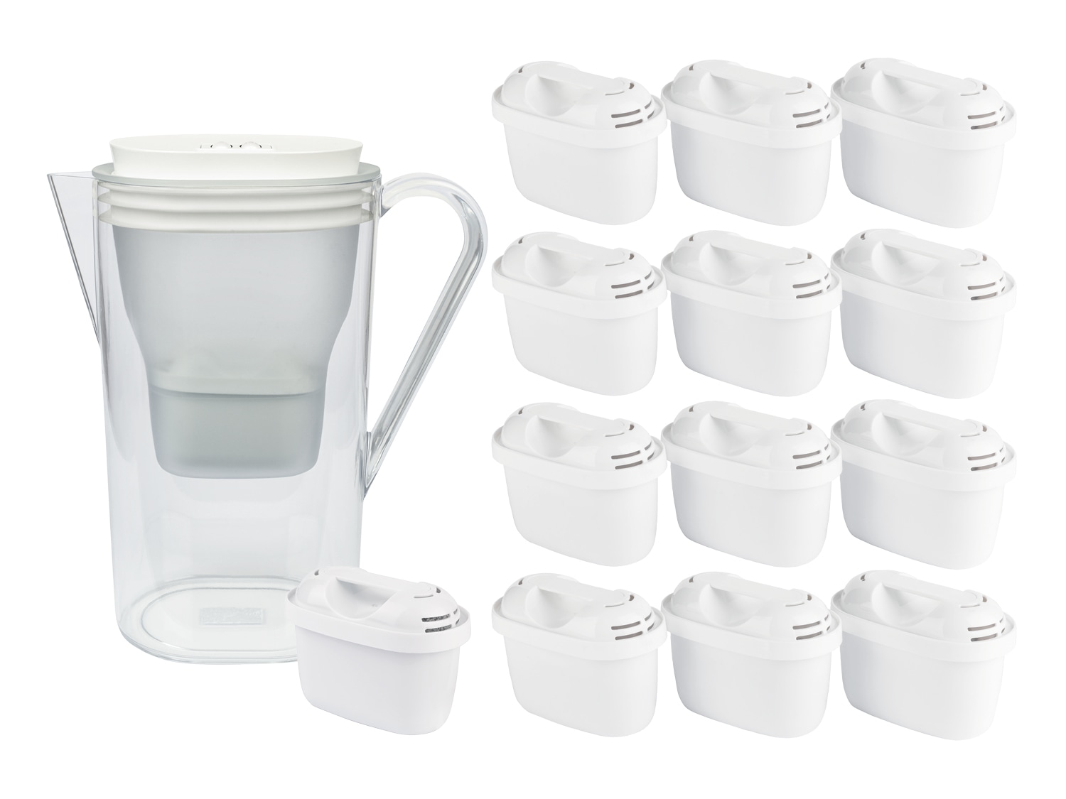 ERNESTO® Filtrační konvice, 3,4 l, vč. roční zásoby vodních filtrů
