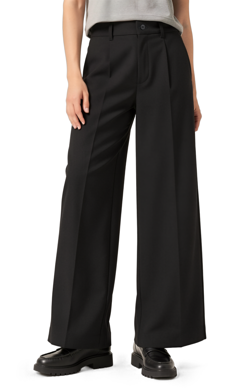 Esmara® Dámské kalhoty "Wide Leg" (černá, M (40/42))