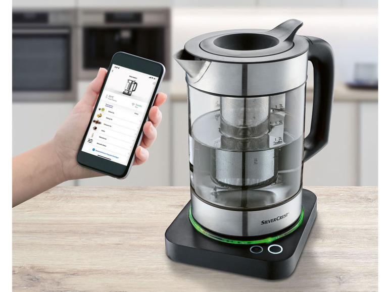  Zobrazit na celou obrazovku SILVERCREST® KITCHEN TOOLS Rychlovarná konvice Smart SWS 3000 A1 - Obrázek 2