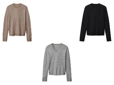 Dámský svetr s příměsí merino vlny